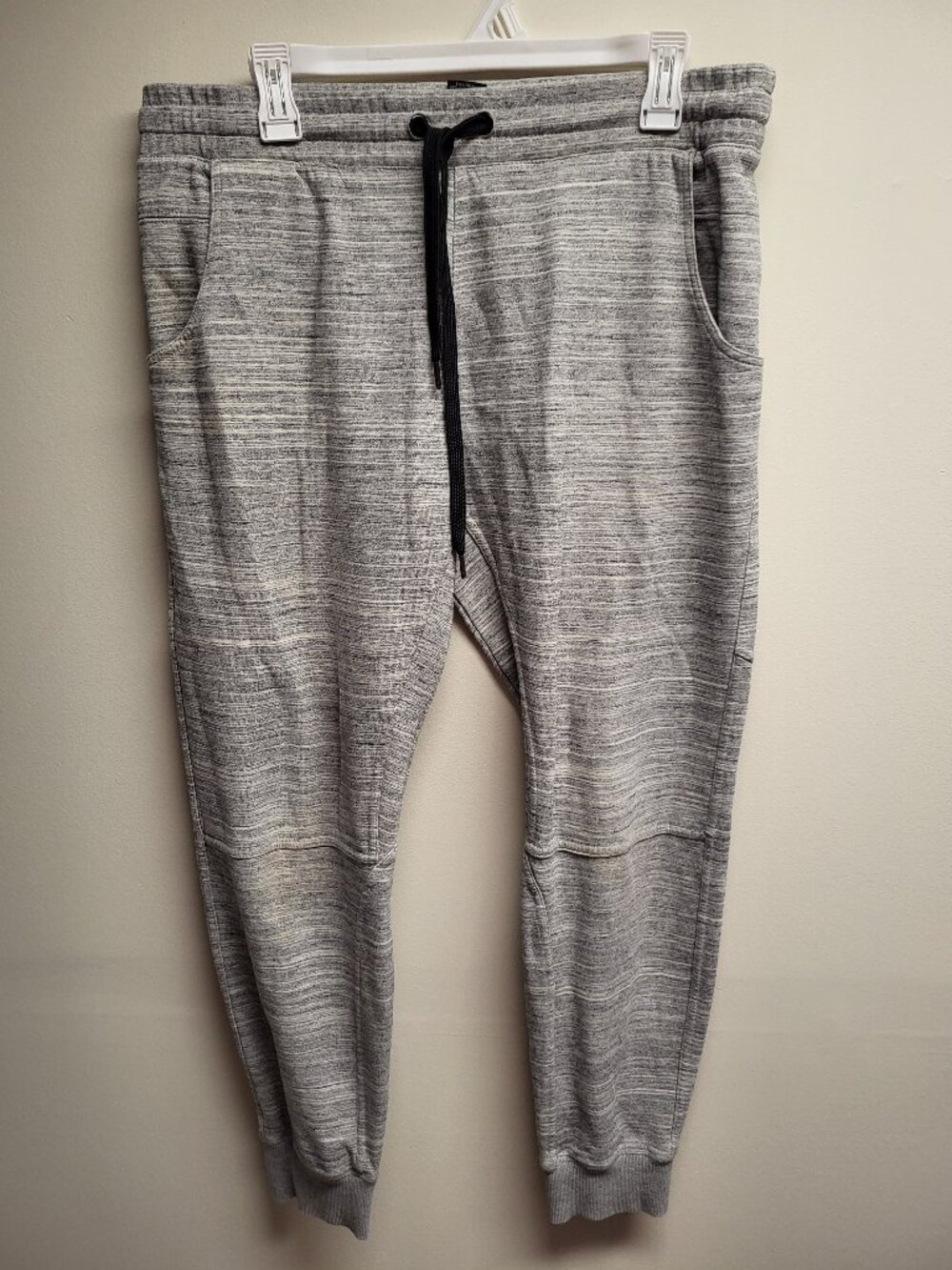 Sweatpants Drawstring Athletic Pants Size Large Kyodan Men's Gray Heather Jogger